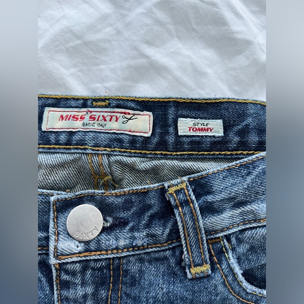 Miss Sixty Low Rise Distressed Jeans